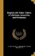 ENGLISH LIFE TABLE TABLES OF L