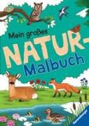 Ravensburger Mein großes Natur-Malbuch - heimische Waldtiere, Meerestiere, Vögel und Pflanzen zum Ausmalen und spannenden Fakten