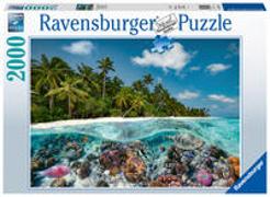 Ravensburger Puzzle 17441 Ein Tauchgang auf den Malediven - 2000 Teile Puzzle für Erwachsene und Kinder ab 14 Jahren