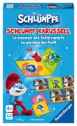 Ravensburger Mitbringspiel - 20990 - Schlumpf Karussell, das spannende Kreisel-Merkspiel für kleine und große Schlumpf-Fans ab 4 Jahren