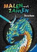 Ravensburger Malen nach Zahlen Drachen - 32 Motive abgestimmt auf Buntstiftsets mit 24 Farben (Stifte nicht enthalten) - Malbuch mit nummerierten Ausmalfeldern für fortgeschrittene Fans der Reihe
