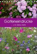 Garteneindrücke (Tischkalender 2023 DIN A5 hoch)