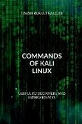 COMMANDS OF KALI LINUX