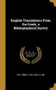 English Translations From the Greek, a Bibliographical Survey