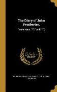 The Diary of John Pemberton: For the Years 1777 and 1778