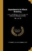 Experiments in Wheat Breeding: Experimental Error in the Nursery and Variation in Nitrogen and Yield, Volume no.269