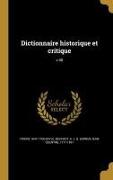 Dictionnaire historique et critique, v.08