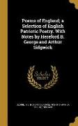 Poems of England, a Selection of English Patriotic Poetry. With Notes by Hereford B. George and Arthur Sidgwick