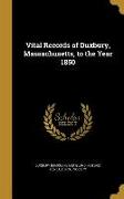 VITAL RECORDS OF DUXBURY MASSA