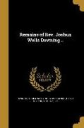 Remains of Rev. Joshua Wells Downing