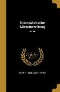 GER-ORIENTALISTISCHE LITERATUR