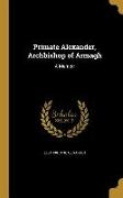 PRIMATE ALEXANDER ARCHBISHOP O