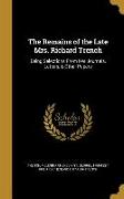 The Remains of the Late Mrs. Richard Trench: Being Selections From Her Journals, Letters, & Other Papers