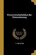 GER-PRIVATWIRTSCHAFTSLEHRE DER