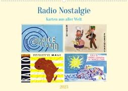 Radio Nostalgie Karten aus aller Welt (Wandkalender 2023 DIN A2 quer)