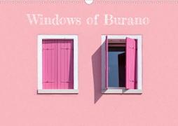 Windows of Burano (Wall Calendar 2023 DIN A3 Landscape)