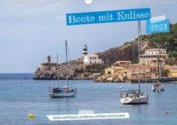 Boote mit Kulisse (Wandkalender 2023 DIN A3 quer)