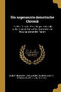 Die Sogenannte Demotische Chronik: Des Pap. 215 Der Bibliothèque Nationale Zu Paris Nebst Den Auf Der Rückseite Des Papyrus Stehenden Texten