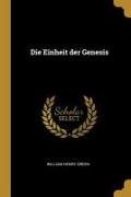 Die Einheit Der Genesis