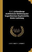 G. C. Lichtenbergs Ausführliche Erklärung Der Hogarthischen Kupferstiche, Erster Lieferung