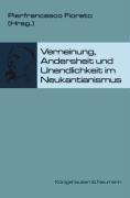 Verneinung, Andersheit, Unendlichkeit im Neukantianismus