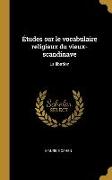 Études sur le vocabulaire religieux du vieux-scandinave: La libation