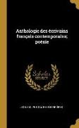 Anthologie des écrivains français contemporains, poésie
