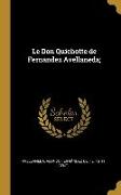 Le Don Quichotte de Fernandez Avellaneda
