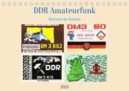 DDR Amateurfunk Historische Karten (Tischkalender 2023 DIN A5 quer)