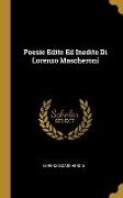 Poesie Edite Ed Inedite Di Lorenzo Mascheroni