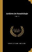 Archives De Parasitologie, Volume 3