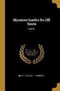 Mysteres Inedits Du 15E Siecle, Volume 1