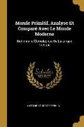 Monde Primitif, Analyse Et Comparé Avec Le Monde Moderne: Dictionnaire Étymologique De La Langue Grecque