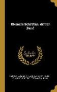 Kleinere Schriften, Dritter Band