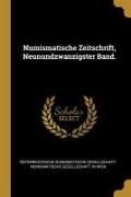 Numismatische Zeitschrift, Neunundzwanzigster Band