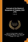 Journals of the House of Burgesses of Virginia, 1619-1776, Volume 5