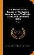The Kasika Vivarana Panjika, or, The Nyasa, a Commentary on The Kasika. Edited, With Occasional Notes: V.2, pt.1