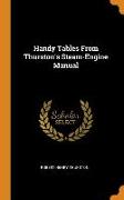 Handy Tables from Thurston's Steam-Engine Manual