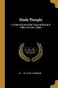 Hindu Thought: A Short Account of the Religious Books of India, and Other Essays
