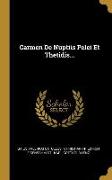 Carmen de Nuptiis Pelei Et Thetidis