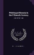 Printing at Brescia in the Fifteenth Century: A List of the Issues