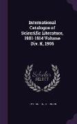 International Catalogue of Scientific Literature, 1901-1914 Volume Div. K, 1906