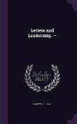 Letters and Leadership. --