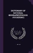 Dictionary of National Biography(pocock-Puckering)