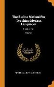 The Berlitz Method for Teaching Modern Languages: English Part, Volume 1