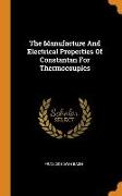 The Manufacture and Electrical Properties of Constantan for Thermocouples