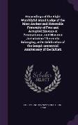 Proceedings of the Right Worshipful Grand Lodge of the Most Ancient and Honorable Fraternity of Free and Accepted Masons of Pennsylvania, and Masonic