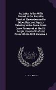 An Index to the Wills Proved at the Peculiar Court of Hawarden and to Miscellaneous Papers Relating to the Same Court (now Preserved at the St. Asaph