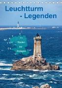 Leuchtturm-Legenden im Westen der Bretagne (Tischkalender 2023 DIN A5 hoch)