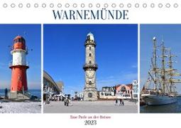 WARNEMÜNDE, eine Perle an der Ostsee (Tischkalender 2023 DIN A5 quer)